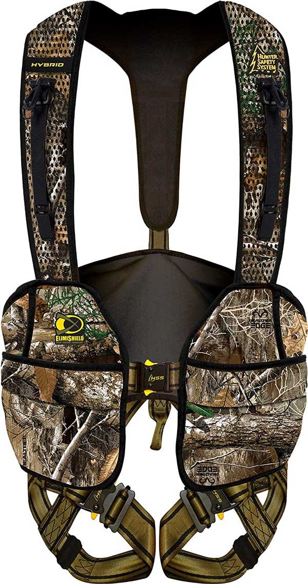 Hunter Safety System RT Hybrid Tree Stand Safety Harness with ElimiShield Scent Control Technology