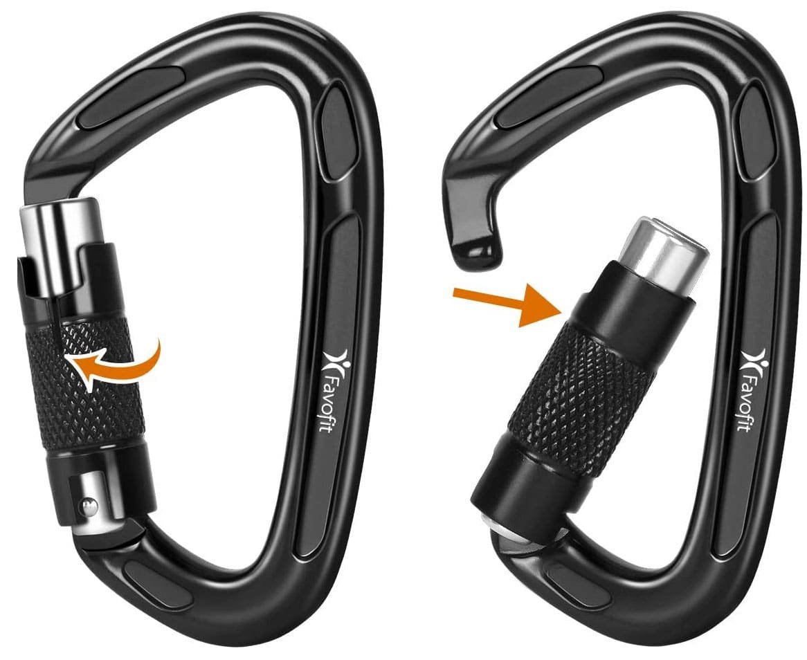 Favofit UIAA Certified Climbing Carabiners