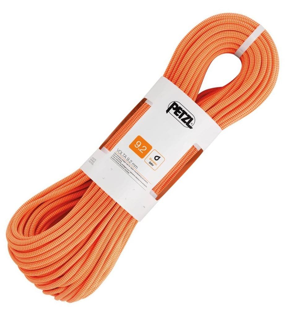 PETZL Volta 9.2 mm Dry Dynamic Single Rope- Best Climbing Ropes