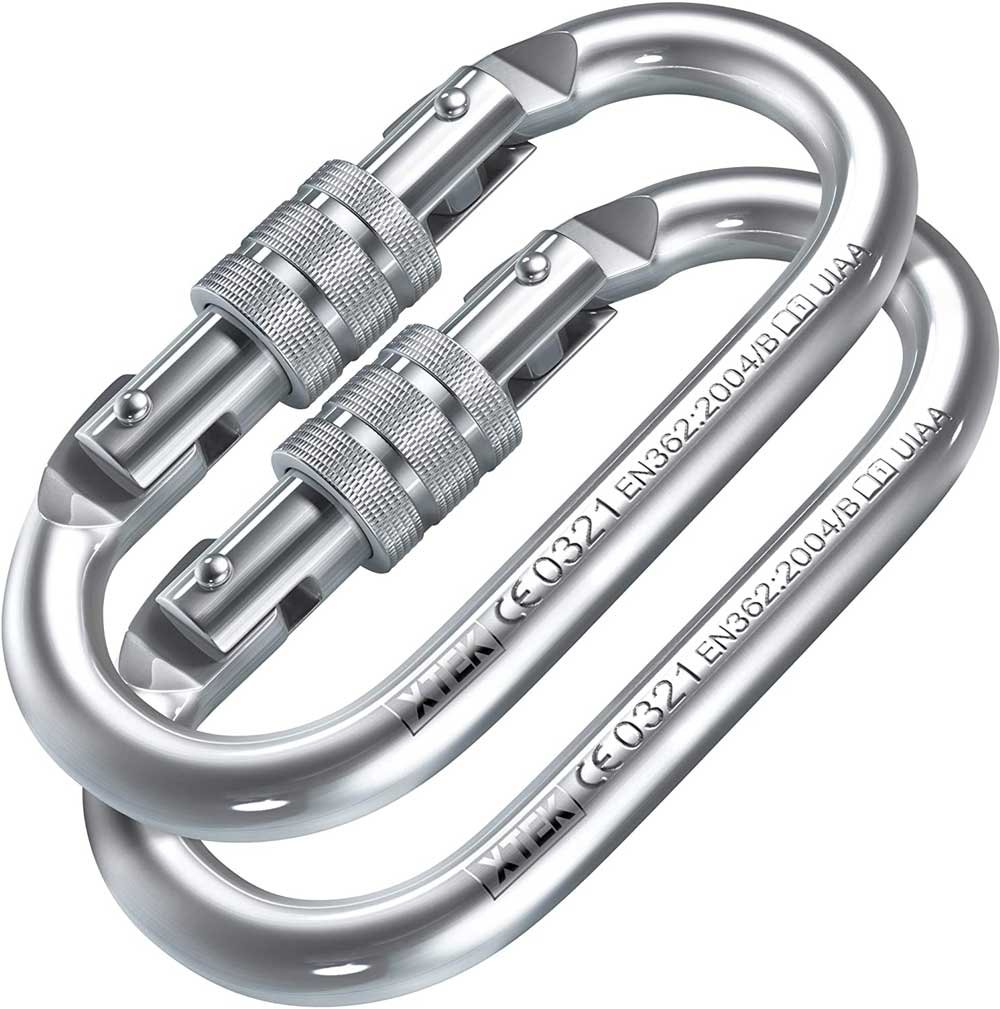 XTEK Climbing’s Oval Climbing Carabiner